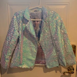 Frozen Kids Sequin Jacket